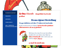 Tablet Screenshot of eisoma.de